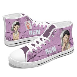 Asagiri Kids High Top Sneakers -  Dr. Stone - Angle 3