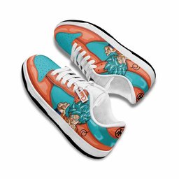 Goku Blue Padded Leather Sneakers -  Dragon Ball Z - Angle 3