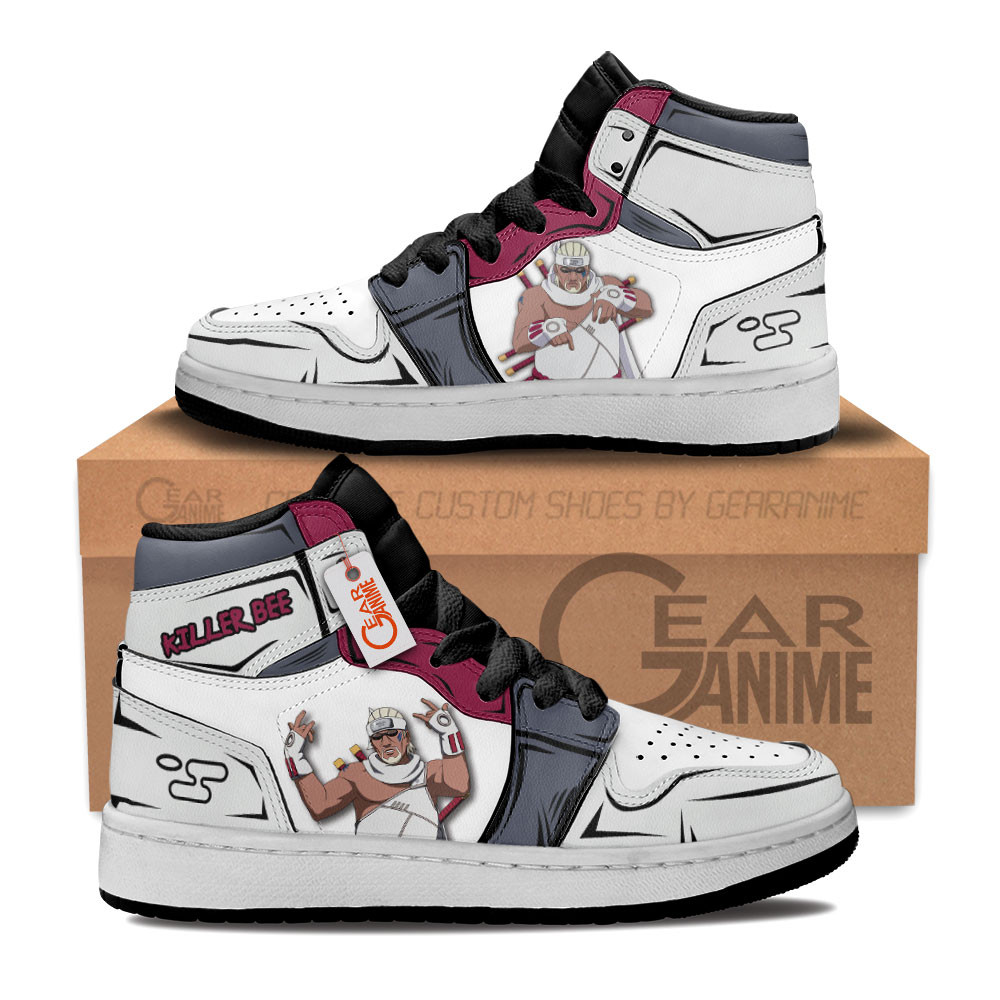 Killer Bee Kids Shoes Personalized Anime Sneakers