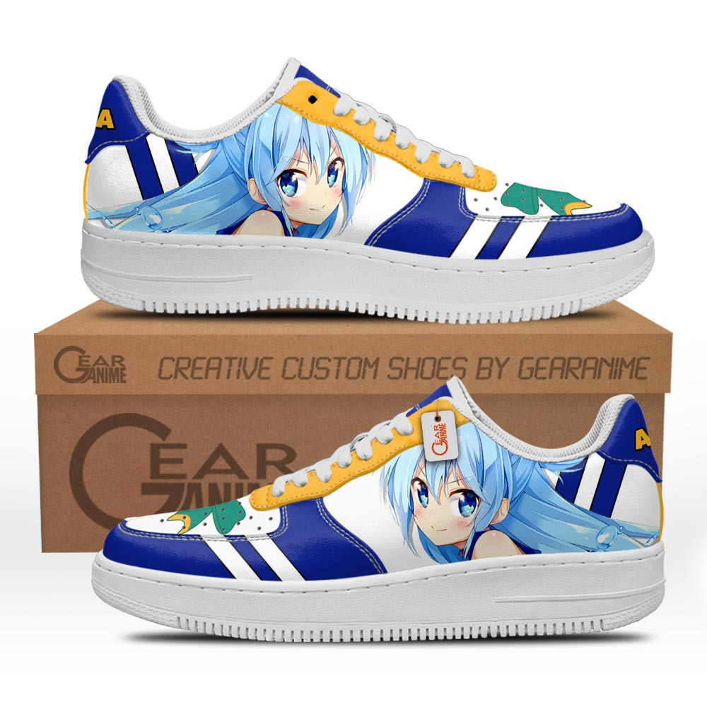 Aqua Shoes Custom Air SneakersGear Anime