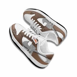 Trainees Squad Padded Leather Sneakers -  attack on titan - Angle 3