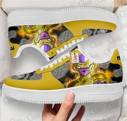 Golden Frieza Shoes Custom Air SneakersGear Anime