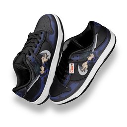 Megumi Fushiguro Padded Leather Sneakers -  Jujutsu Kaisen - Angle 3