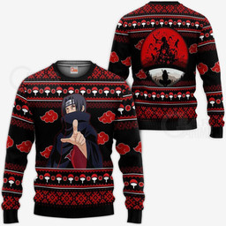 Uchiha Itachi Ugly Christmas Sweater Akt Xmas Gifts - 1 - GearAnime