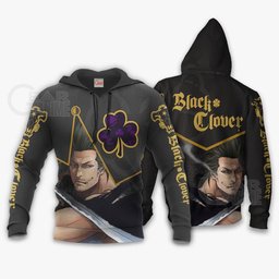 Black Bull Yami Sukehiro Custom Shirt Black Clover Anime Jacket VA11 - 4 - GearAnime