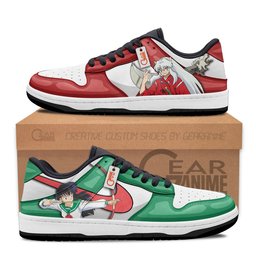 Inuyasha and Kagome SB Sneakers Custom ShoesGear Anime