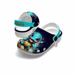 Squirtle Clogs Shoes Custom Art StyleGear Anime- 1- Gear Anime- 3- Gear Anime