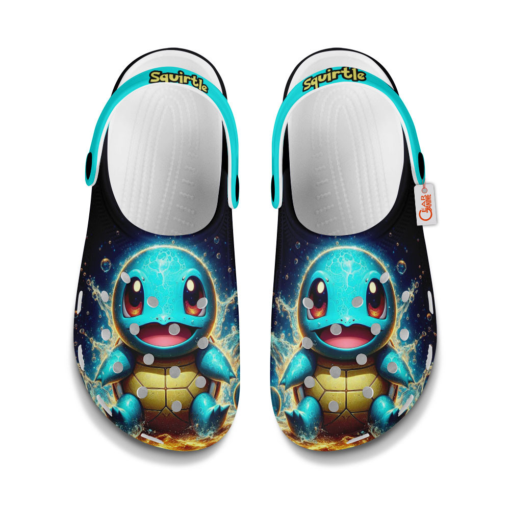 Squirtle Clogs Shoes Custom Art StyleGear Anime