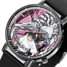 Yuta Okkotsu Leather Band Wrist Watch Personalized-Gear Anime