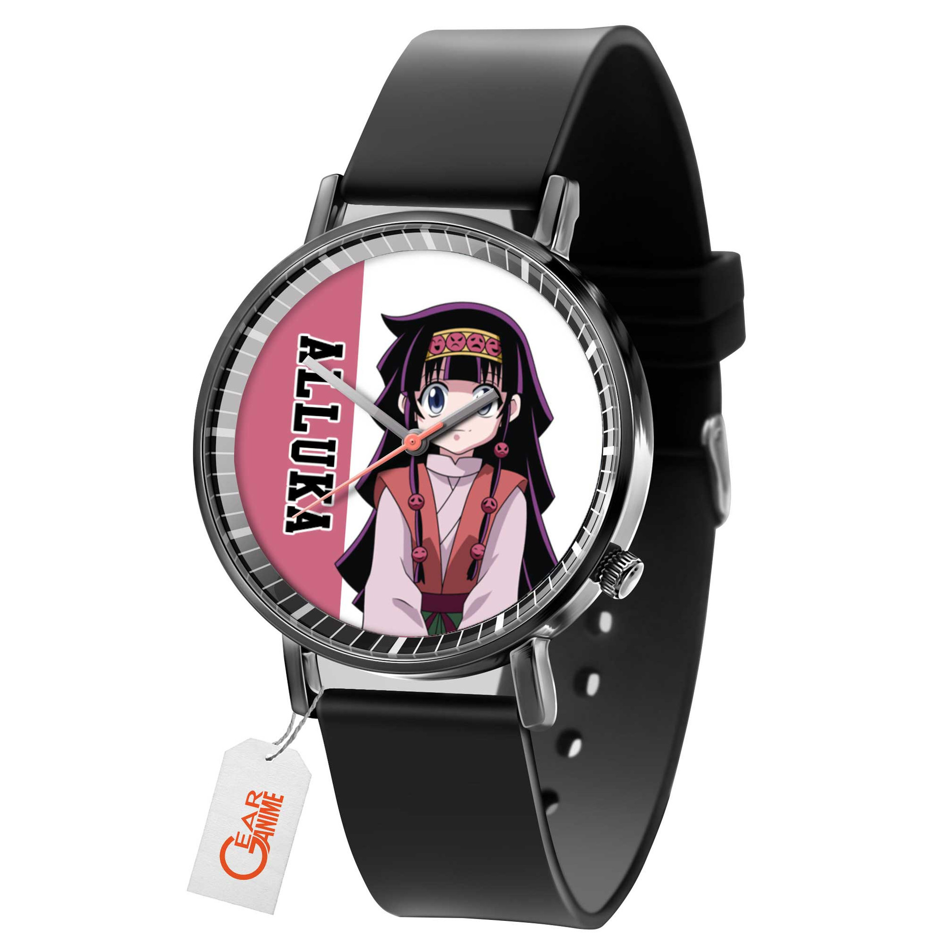 Alluka Zoldyck Leather Band Wrist Watch Personalized-Gear Anime