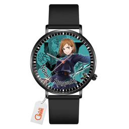 Nobara Kugisaki Leather Band Wrist Watch Personalized-Gear Anime