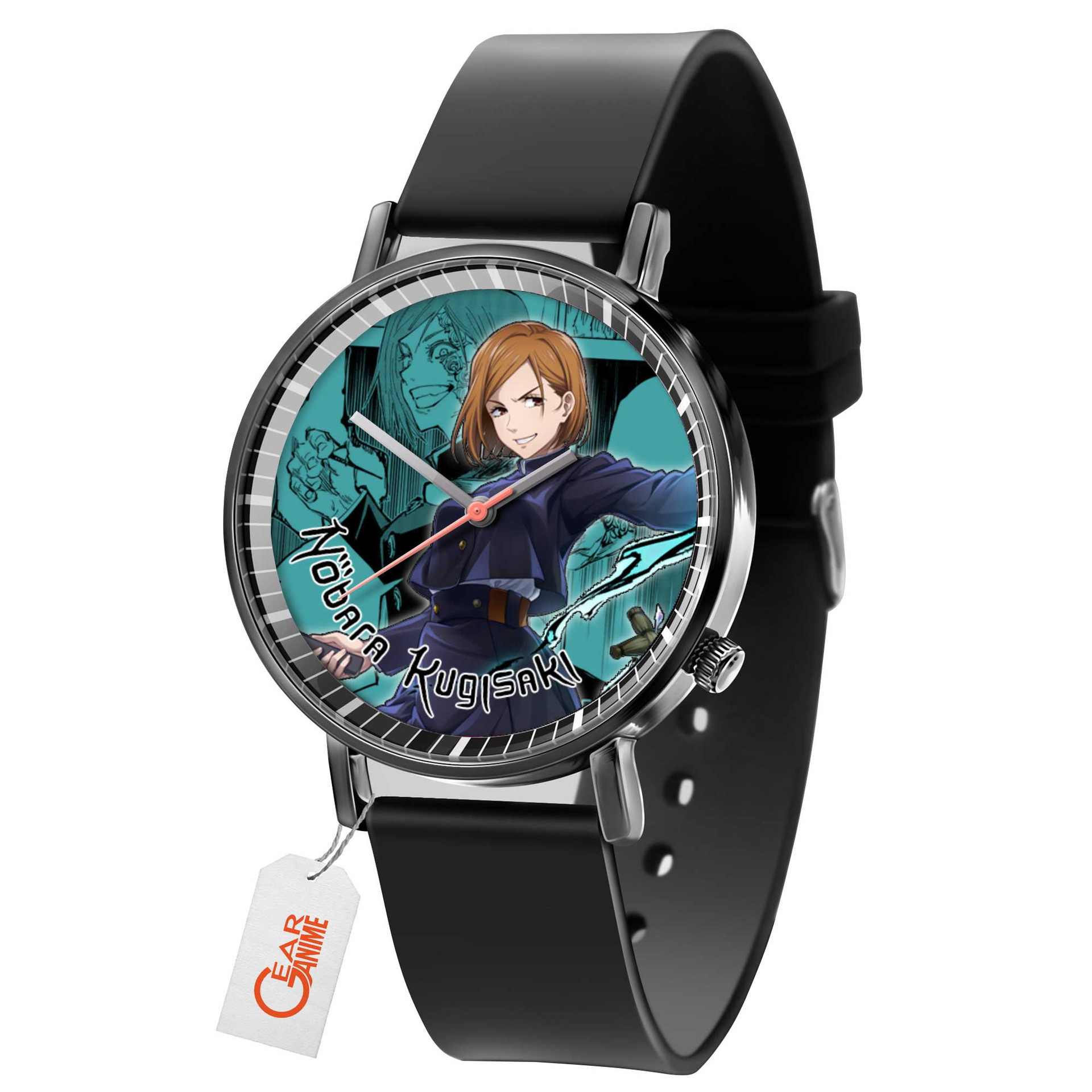 Nobara Kugisaki Leather Band Wrist Watch Personalized-Gear Anime