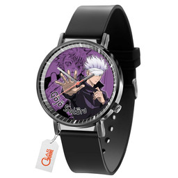 Satoru Gojo Leather Band Wrist Watch Personalized-Gear Anime