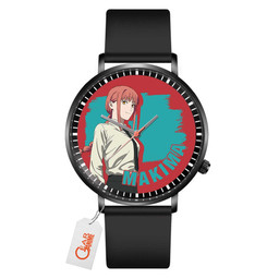 Makima Leather Band Wrist Watch Personalized-Gear Anime