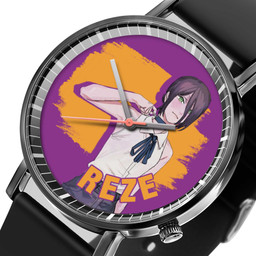 Reze Leather Band Wrist Watch Personalized-Gear Anime