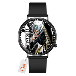 Garou Leather Band Wrist Watch Personalized-Gear Anime