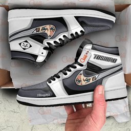 Toshiro Hitsugaya High-Top Leather Sneakers Custom Name -  Bleach - Angle 2