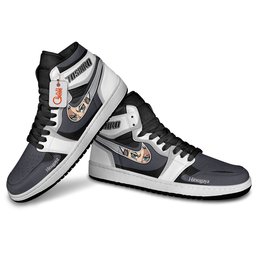 Toshiro Hitsugaya High-Top Leather Sneakers Custom Name -  Bleach - Angle 4