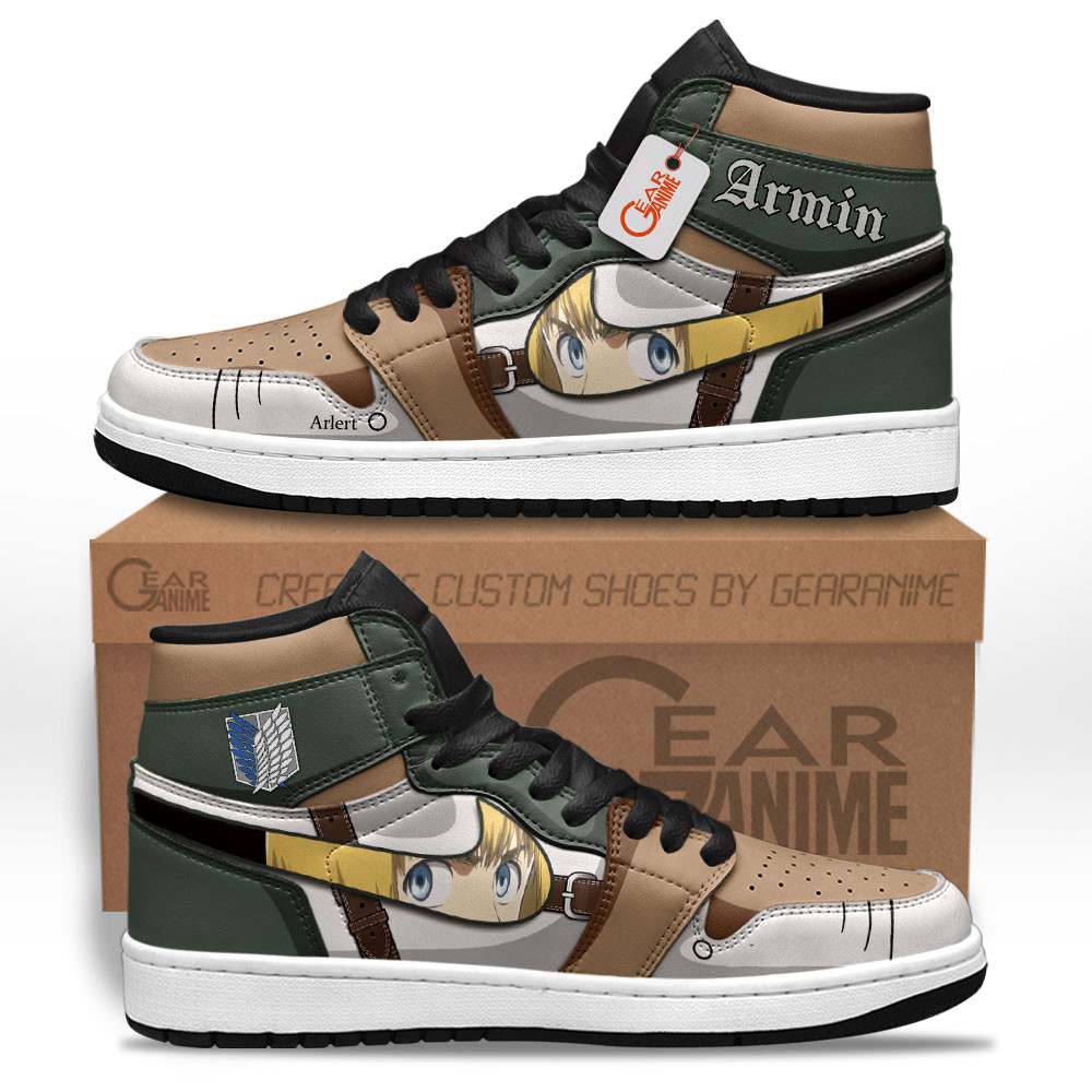 Armin Arlelt J1-Sneakers Personalized Shoes Gear Anime