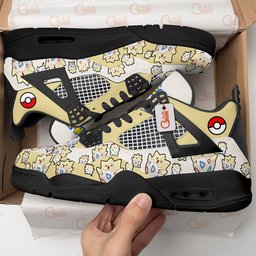 Togepi Custom Retro 4 Leather Sneakers -  Pokemon - Angle 2