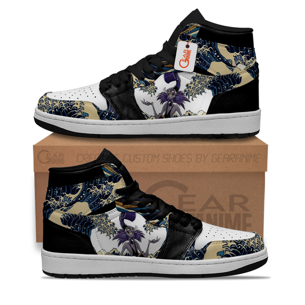 Yzma Great Wave J1-Sneakers Custom Shoes Gear Anime
