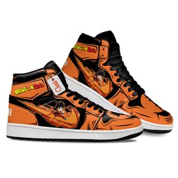 Goku Kid High-Top Leather Sneakers -  Dragon Ball Z - Angle 3