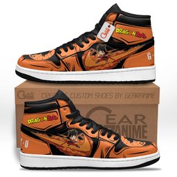 Goku Kid High-Top Leather Sneakers -  Dragon Ball Z - Angle 1