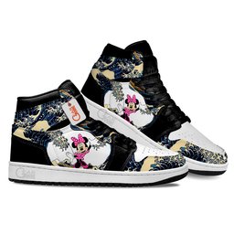 Minnie Kanagawa Great Wave J1-Sneakers Custom Shoes Gear Anime