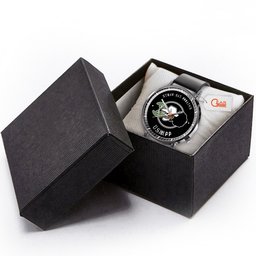 Usopp Symbol Leather Band Wrist Watch Personalized -  One Piece - Angle 5