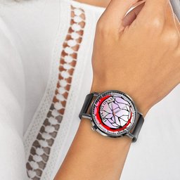 Kanao Tsuyuri Leather Band Wrist Watch Personalized -  Demon Slayer: Kimetsu no Yaiba - Angle 3