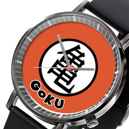 Goku Turtle Hermit Leather Band Wrist Watch Personalized-Gear Anime