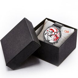 Edward Newgate Leather Band Wrist Watch Japan Cherry Blossom -  One Piece - Angle 4