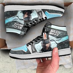 Solid Snake J1-Sneakers Custom Games Shoes Gear Anime