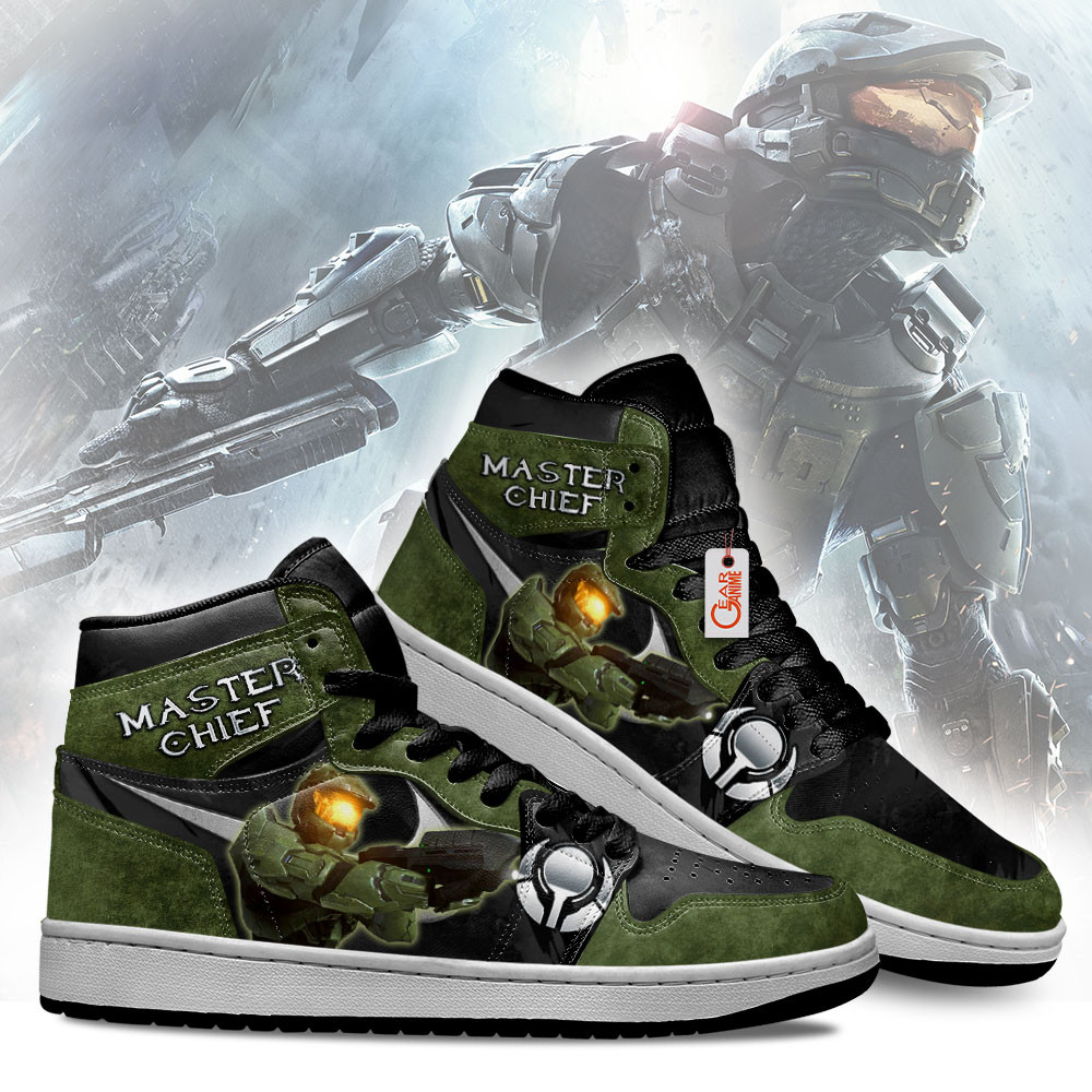 Master Chief J1-Sneakers Custom Games Shoes Gear Anime