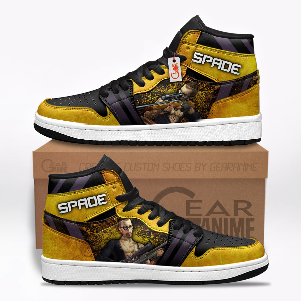 Spade J1-Sneakers Custom Games Shoes Gear Anime