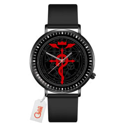 The Flamel Leather Band Wrist Watch-Gear Anime