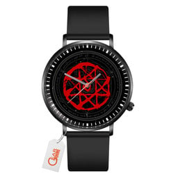 Blood Seal Leather Band Wrist Watch-Gear Anime