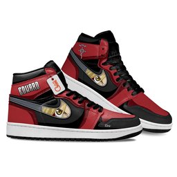 Edward Elric High-Top Leather Sneakers -  Fullmetal Alchemist - Angle 3