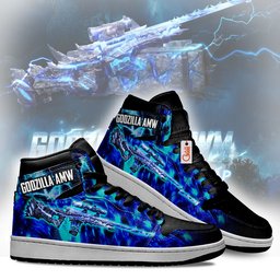 AWM Godzilla J1-Sneakers Custom Games Shoes Gear Anime