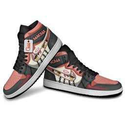 Makima High-Top Leather Sneakers Custom Name -  Chainsaw Man - Angle 4