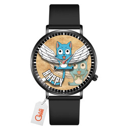 Happy Leather Band Wrist Watch Personalized-Gear Anime