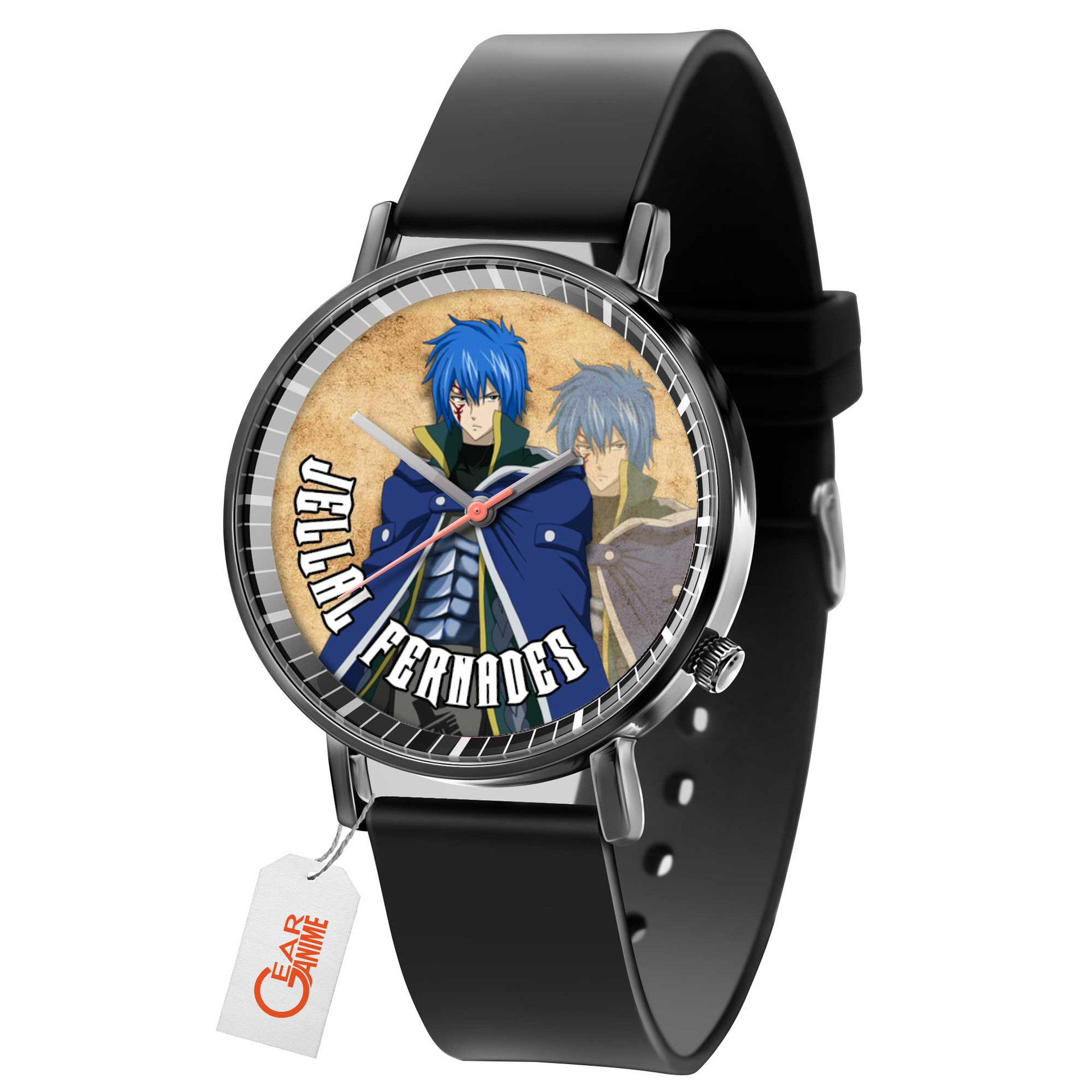 Jellal Fernandes Leather Band Wrist Watch Personalized-Gear Anime