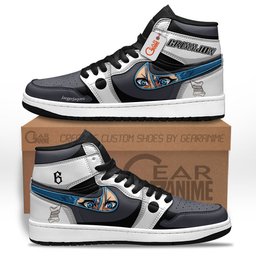Grimmjow Jaegerjaquez High-Top Leather Sneakers Custom Name -  Bleach - Angle 1