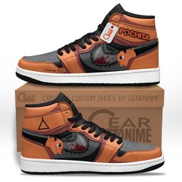 Chainsaw Devil Pochita High-Top Leather Sneakers Custom Name -  Chainsaw Man - Angle 2