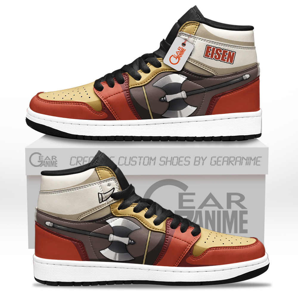 Eisen's Axe High-Top Leather Sneakers -  Frieren: Beyond Journey's End - Angle 1
