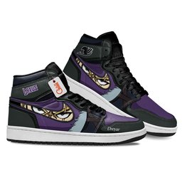 Laxus Dreyar High-Top Leather Sneakers Custom Name -  Fairy Tail - Angle 3