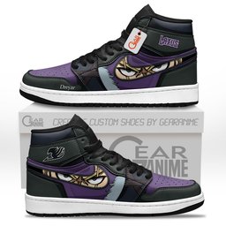 Laxus Dreyar High-Top Leather Sneakers Custom Name -  Fairy Tail - Angle 1