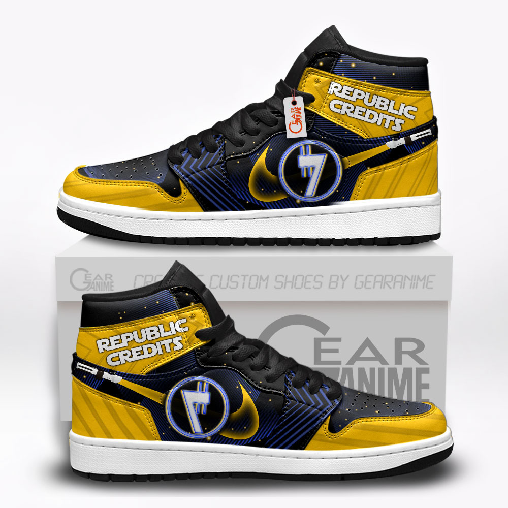 Republic Credits J1-Sneakers Custom Shoes GearAnime.com