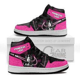 Princess Leia Kids Shoes Custom Kid Sneakers GearAnime.com