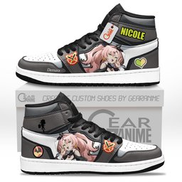 Nicole Demara J1-Sneakers Zenless Zone Zero Custom Shoes GearAnime.com